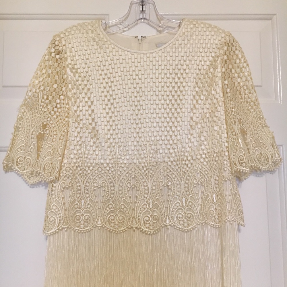 Vintage Cattiva NY Ivory Wedding Gown - Lace Top